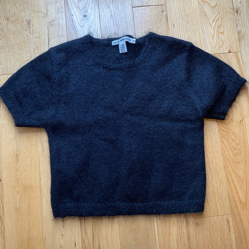 Club Monaco wool blend cropped sweater